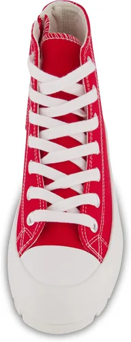 Miniatura 3 de CUSHIONAIRE Tenis de lona Vespa para mujer con espuma viscoelástica y cremallera lateral