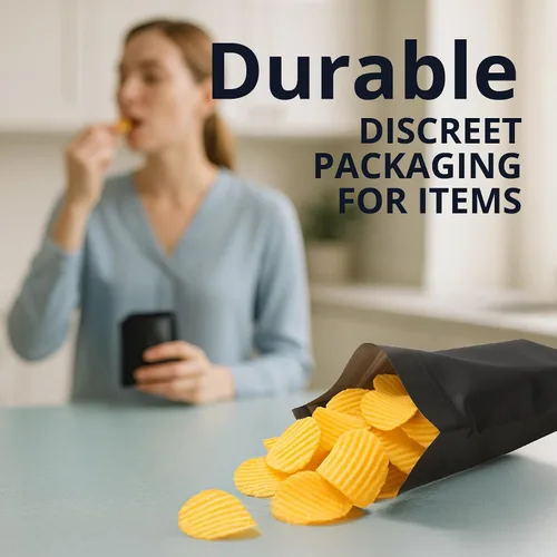 Miniatura 8 de COLSEN – Paquete de 100 bolsas planas herméticas resellables de mylar (tereftalato de polietileno/PET) metalizado, de 3 x 4 pulgadas