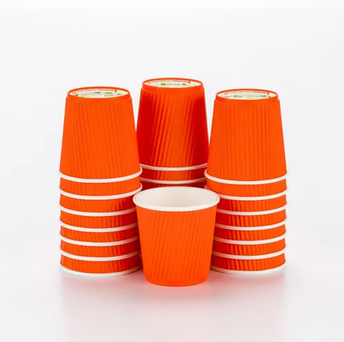 Miniatura 41 de Vasos de café de papel aislado de pared corrugada, 12 onzas, 12 onza, Negro