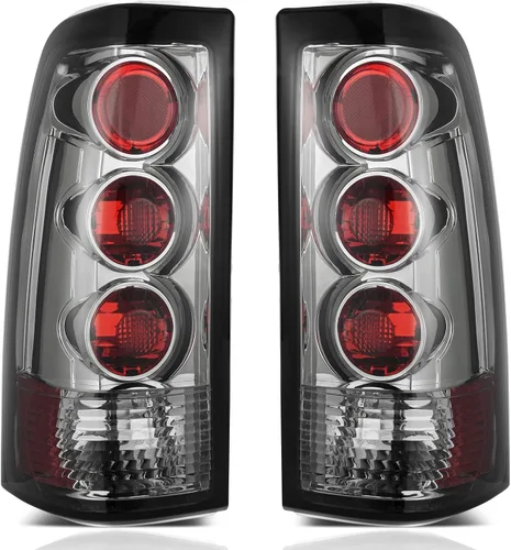 Miniatura 7 de AUTOSAVER88 Luces traseras compatibles con Chevy Silverado 1999-2002 1500/2500/3500, GMC Sierra 99-06, modelos GMC Sierra Classic 2007 con lente