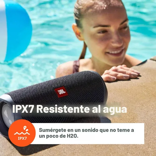 Miniatura 6 de JBL Flip 5 - Parlante portátil inalámbrico Bluetooth impermeable con estuche rígido protector divvi!. Negro