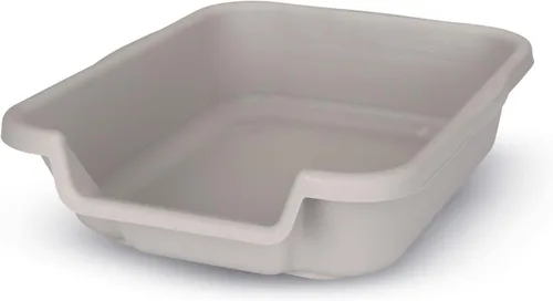 Miniatura 8 de BunnyGoHere - Caja de arena para conejos, color gris brumoso, tamaño grande. Revisar el tamaño de la foto antes de realizar el pedido Gris(Misty