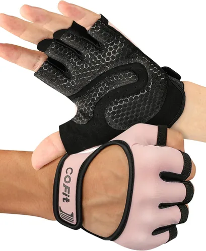 Guantes de entrenamiento COFIT transpirables y antideslizantes, guantes de gimnasio para levantamiento de pesas para hombres y mujeres, agarre 2.