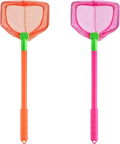 Miniatura 12 de Coopay 2 redes de pesca para insectos, redes de playa para atrapar mariposas para exteriores