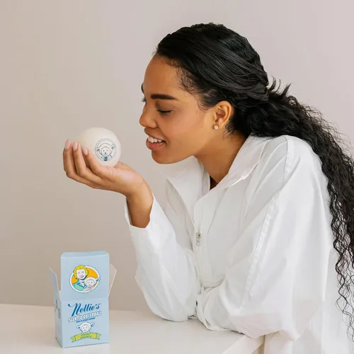 Miniatura 4 de Nellie's Dryerball de lana perfumada – Bergamota perfumada – Fabricado con lana 100% pura de Nueva Zelanda y dura aproximadamente 50 cargas