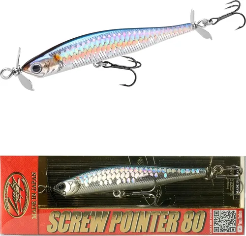Miniatura 8 de LUCKY CRAFT Puntero de tornillo 80, cebo de pesca Jerkbait
