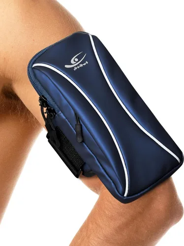 Miniatura 9 de HiRui Bolsa de brazo y bolsa de muñeca para teléfono, brazalete deportivo para correr, gimnasio, ciclismo y entrenamiento, compatible con iPhone
