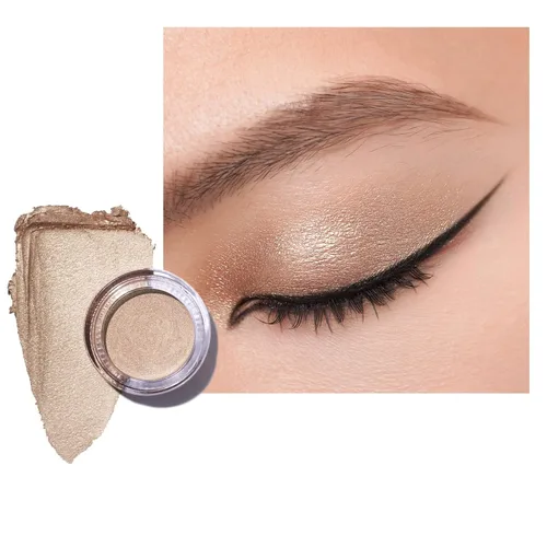 Miniatura 65 de Oulac Sombra de ojos en crema con brillo también para iluminador Sombra de ojos mezclable Resistente al agua y de larga duración con fórmula Pureza