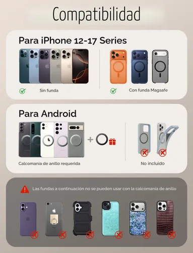 Miniatura 11 de LISEN Soporte de teléfono con succión 2026 Auto Vacuum 3.0, soporte magnético ajustable 360 para tablero de automóvil, accesorios Magsafe