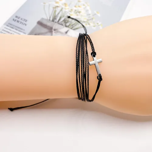 Miniatura 21 de Conjunto de pulseras de playa para hombres y mujeres, pulseras para hombres, pulseras bohemias hechas a mano, pulseras envolventes de joyería