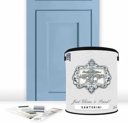 Miniatura 78 de Pintura TODO EN UNO, Abbey (gris cálido), Muestra de 8oz - Pintura duradera para gabinetes y muebles. Imprimación y capa superior incorporadas,