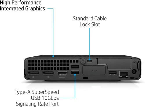 Miniatura 5 de HP Elite Mini 800 G9 Elite - Computadora de escritorio para negocios, 14ª generación Intel 24-Core i9-14900T hasta 5.5GHz, 16GB DDR5 RAM, 1TB SSD