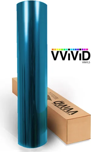 VViViD láminas de vinilo para coloración de ventana, transparentes, coloridas, Azul Naranja