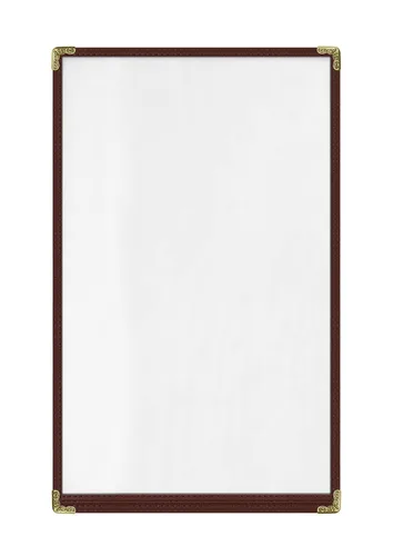 Miniatura 44 de Goodsmart - Fundas para menú de restaurante, paquete de 25 unidades, color negro, 2 vistas, soportes para menú de carga superior, cubiertas