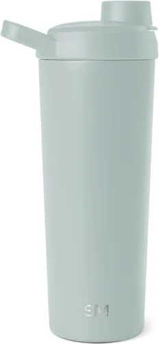 Miniatura 2 de Simple Modern - Botella mezcladora de acero inoxidable con bola, botella metálica aislada, para mezclas de proteínas, batidos y preentrenamiento