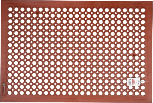 Miniatura 4 de Restaurantware Serve Secure - Tapete para restaurante de 36 x 24 pulgadas, 1 alfombrilla de drenaje de borde biselado, con agujeros, antideslizante