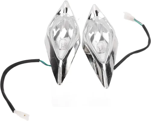 Miniatura 6 de POCREATION Juego de faros delanteros LED ATV, lámpara izquierda y derecha de 3 cables de 12 V para 125 4 ruedas Quad