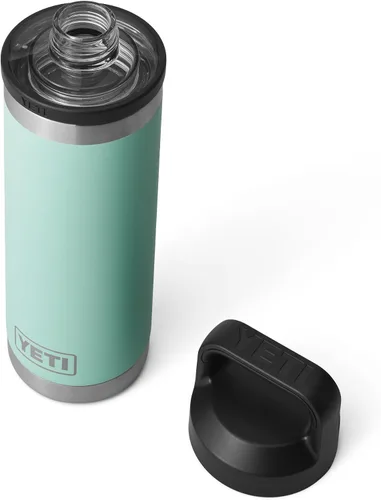 Miniatura 3 de YETI Rambler Botella de 18 oz, aislada al vacío, de acero inoxidable con tapa Chug, Seafoam Verde mar