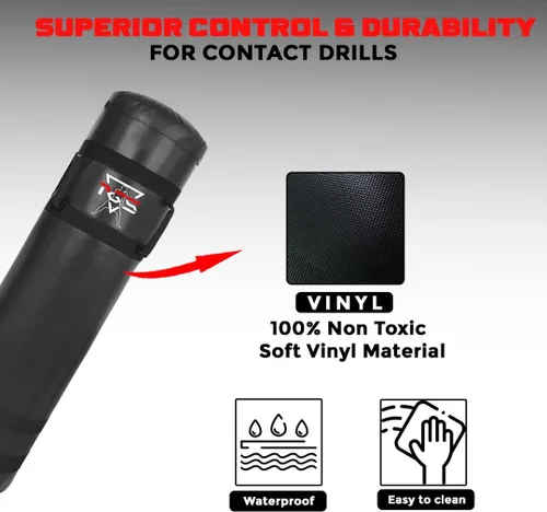 Miniatura 4 de PGS Maniquí de entrenamiento de fútbol resistente, ideal para ejercicios de contacto de fútbol, kickboxing, artes marciales y entrenamiento