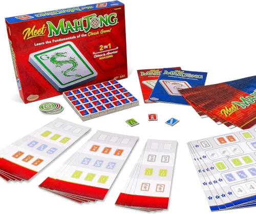 ThinkFun Conoce a Mahjong - El atractivo juego de mesa familiar para 4 | Enseña los conceptos básicos de Mahjong | Perfecto para adultos y niños |
