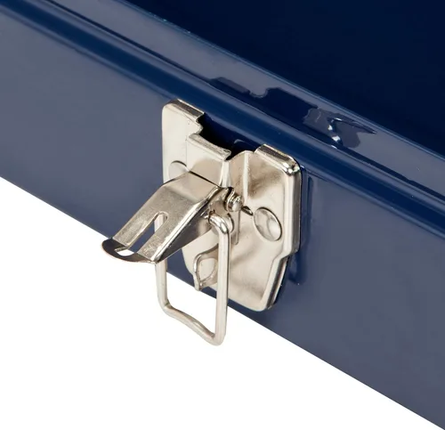 Miniatura 6 de TCE ATB102U Torin 16" Hip Roof Style Caja de herramientas de acero portátil con cierre de pestillo de metal, azul
