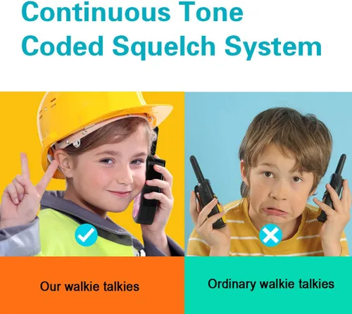 Miniatura 5 de Walkie Talkie para niños, juguetes para niños y niñas de 3 a 12 años con pantalla LCD retroiluminada y rango de linterna de hasta 1.9 mi, regalos