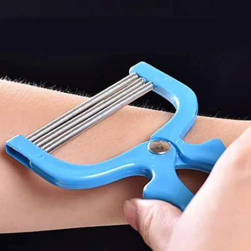 Miniatura 3 de Blue - Herramienta de depilación facial para mujer, depiladoras faciales, removedor de roscado, herramienta de belleza, mano de obra creativa