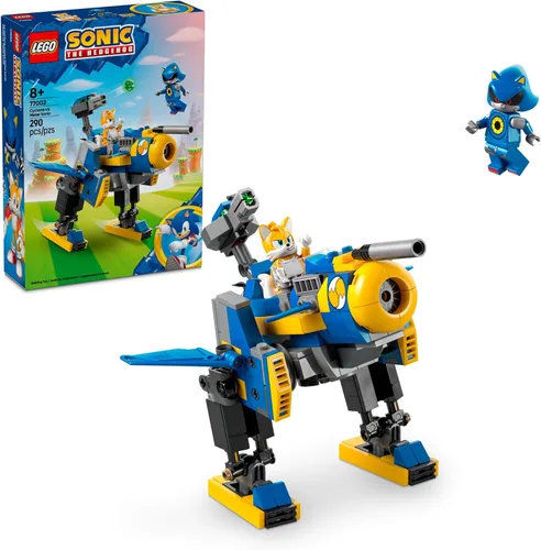 LEGO Sonic The Hedgehog Cyclone vs. Metal Sonic - Juguete de construcción para niños, niños y niñas, a partir de 8 años - Traje mecánico con