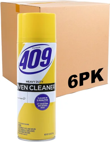 Miniatura 8 de 409 Spray limpiador de horno en aerosol sin humos, aroma fresco, corta la grasa en la parrilla y la estufa, limpia en 5 minutos, potente limpieza