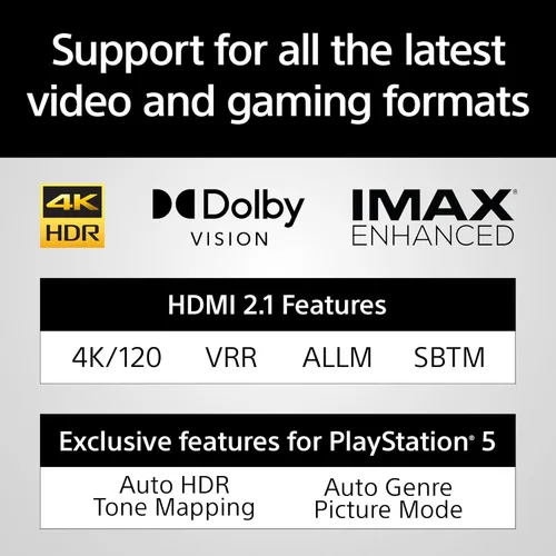 Miniatura 11 de Sony BRAVIA Theater Bar 9 Barra de sonido para TV de sonido envolvente para cine en casa con 13 altavoces, Dolby Atmos/DTS:X, mapeo espacial