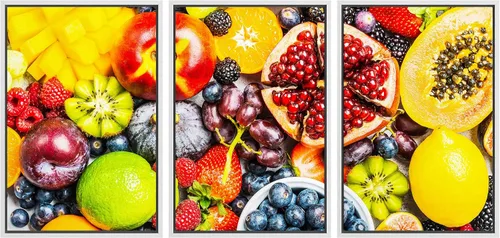 Miniatura 8 de wall26 Lienzo enmarcado para pared, juego de arte de hierbas, verduras y condimentos en madera, alimentos, fotografía cultural, realismo, paisaje