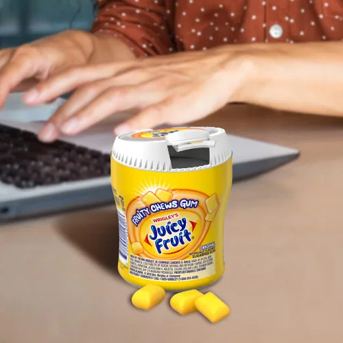 Miniatura 5 de JUICY FRUIT Gum - Paquete original de goma de mascar a granel, botella de 40 piezas (paquete de 4)