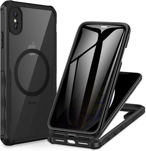 Miniatura 93 de CENHUFO Funda de privacidad para iPhone 11 Pro, funda de cuerpo completo con protector de pantalla de privacidad de vidrio templado 9H integrado