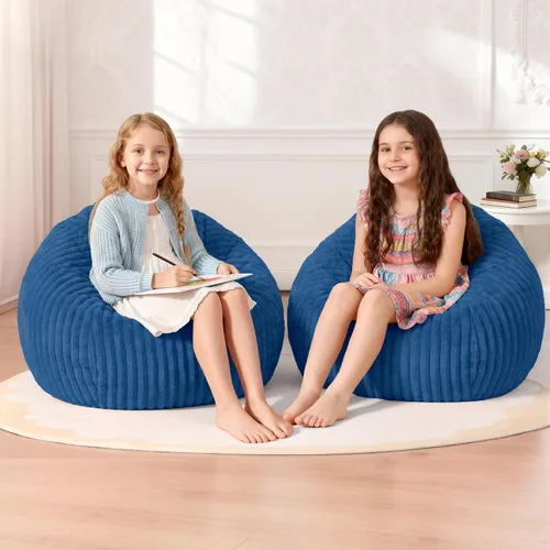 Miniatura 65 de Homguava Puf de 3 pies, puf grande de 3 pies, puf grande de 3 pies, puf grande para adultos con relleno de espuma viscoelástica, cómodos puf suave