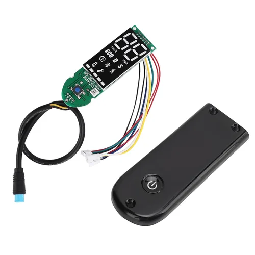 Velocímetro de scooter eléctrico, pantalla LCD con luz de fondo, tablero digital de 36 V 3.780 x 1.417 in, para viajeros urbanos y entusiastas del