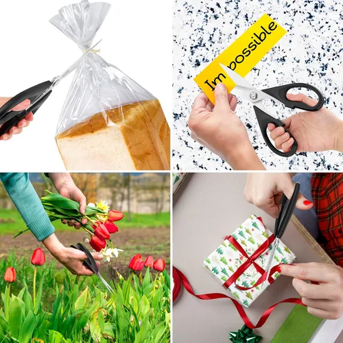 Miniatura 8 de Juego de Regalos de Navidad para Cocina, iBayam Tijeras de Cocina Multiusos con Funda Protectora, Regalos para Inauguración de Casa, Regalos de Boda