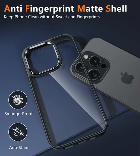 Miniatura 1227 de FNTCASE Funda para iPhone 13 Pro-Max: Fundas magnéticas transparentes compatibles con Magsafe Slim anti amarillamiento protección contra caídas