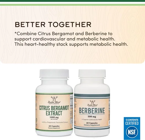 Miniatura 6 de Suplemento de Bergamota Cítrico, 1000mg, 60 Cápsulas - Apoya niveles saludables de colesterol y triglicéridos - Dosis de 1,000mg