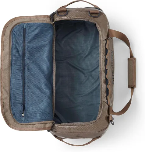 Miniatura 55 de Gregory Alpaca - Bolsa de lona resistente al agua para viajes de aventura y equipo con cubo de embalaje incluido, Negro obsidiana, 100L