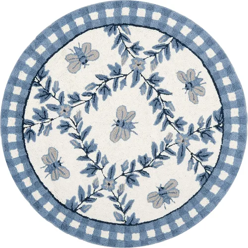 Miniatura 9 de SAFAVIEH Chelsea Collection - Alfombra decorativa de 1 pies 8 pulgadas x 2 pies 6 pulgadas, color negro, lana de campo francesa enganchada a mano