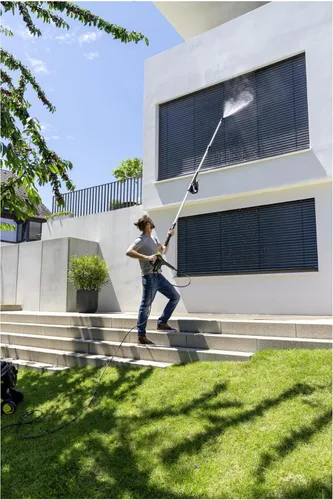 Miniatura 4 de Kärcher Lanza telescópica TLA 4 para limpieza de superficies de hasta 16.4 ft de altura, compatible con lavadoras a presión Kärcher K2 a K7, incluye