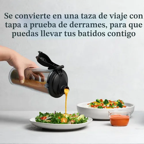 Miniatura 8 de Adaptador de taza personal Vitamix, libre de BPA, apto para lavavajillas, dos tazas de licuadora de 20 onzas, dos tapas y un adaptador de licuadora