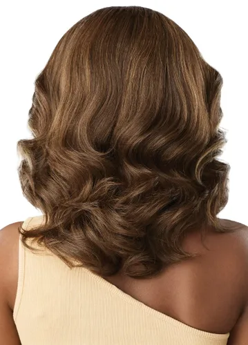 Miniatura 3 de Outre Peluca con encaje frontal - Línea de cabello perfecta 13X4 - Imani (Marrón oscuro 2)
