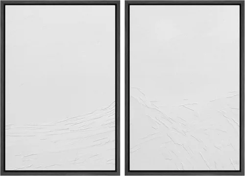 Miniatura 155 de SIGNWIN Lienzo enmarcado para pared, juego de arte sereno de paisaje de pantanos, ilustración rústica, arte moderno, minimalismo, decorativo