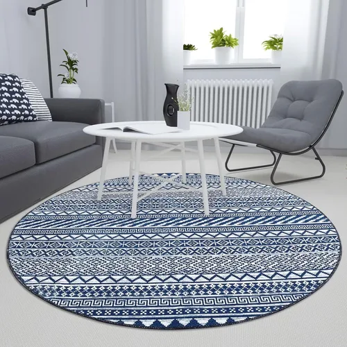 Miniatura 18 de COZYLOOM Tapete geométrico bohemio de 2 x 4 pulgadas, lavable a máquina, vintage, de felpilla marroquí, para interiores, antideslizante, cocina