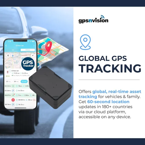Miniatura 3 de Rastreador GPS magnético pequeño para vehículos, batería recargable de 1 mes, pequeño dispositivo de seguimiento oculto en tiempo real