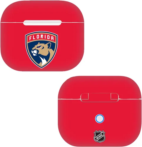 Miniatura 9 de Head Case Designs Calcomanía de vinilo con licencia oficial de la NHL Half Distressed Florida Panthers compatible con Apple AirPods 3 de 3ª