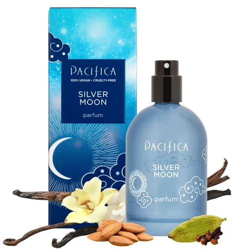 Miniatura 24 de Pacifica Beauty Perfume en aerosol Neon Moon - Sándalo energético, jazmín, cardamomo ahumado - Eau de Toilette vegana y limpia, 1 fl oz (29.57 ml)