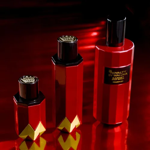 Miniatura 4 de Garnet Body Spray para hombres, 8 onzas, perfume audaz y vibrante para hombres, fragancia de madera Fougere, notas superiores de lavanda y rosa