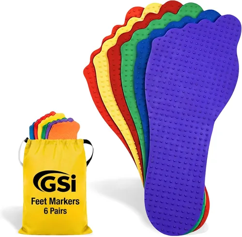Miniatura 9 de GSi Spot Markers – Non-Slip Non-Toxic Poly Spots – Floor Markers for PE, Sports & Classroom Activities
